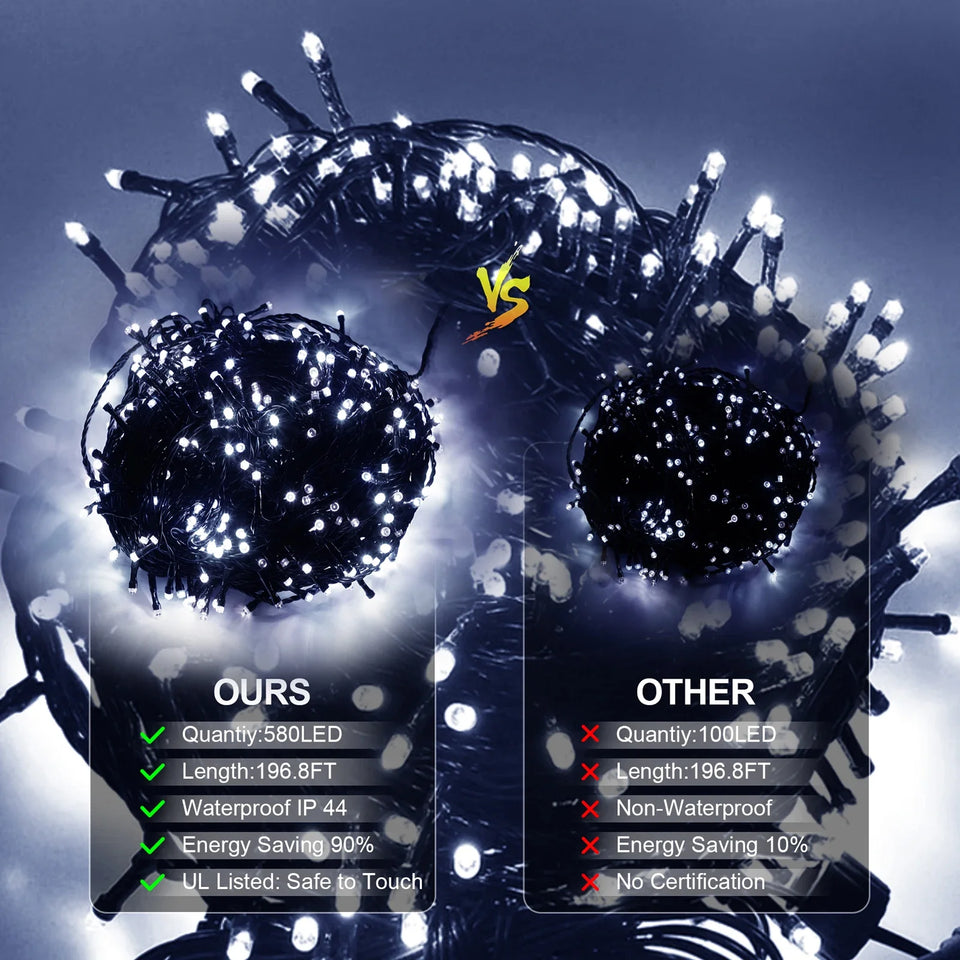Outdoor Christmas Lights Waterproof