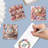 4/6/8/12PCS New 2025 Diamond Painting Greeting Cards