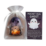 1-3PCS Pockets Hug Ghost Keepsake with Positive Cards