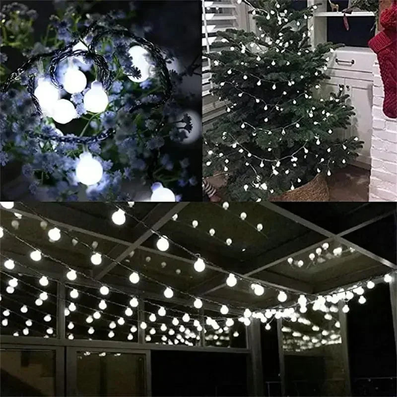 Battery Power Ball LED String Lights