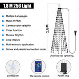 1.8/2.1M Smart RGB Fairy String Light Christmas Tree Light