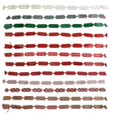 New 12PCS Christmas Pull String Bows