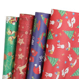 10m/roll Kraft Christmas Wrapping Paper