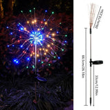 Solar LED Firework Fairy Lights Outdoor