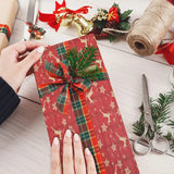 10m/roll Kraft Christmas Wrapping Paper