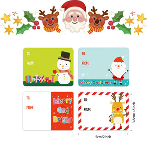 200-500 Pcs Christmas Tags