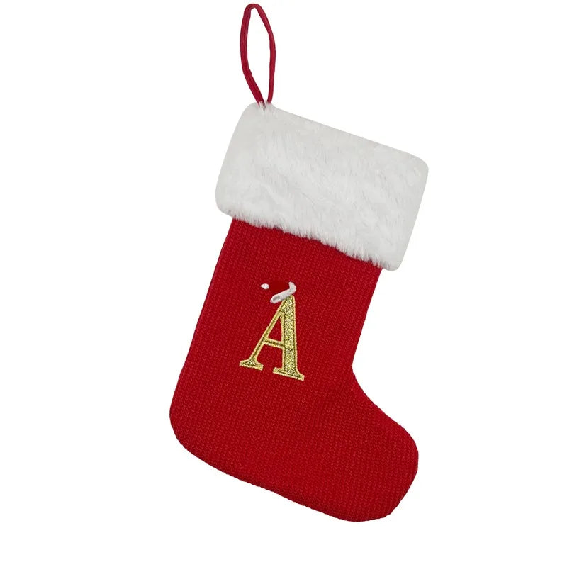 Christmas Alphabet Knitting Socks Christmas Tree Ornaments