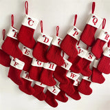 Christmas Alphabet Knitting Socks Christmas Tree Ornaments
