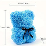 Romantic Rose Bear Eternal Flower Valentine's Day Gift