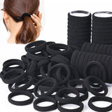 50/100 pieces of black and white hair bands