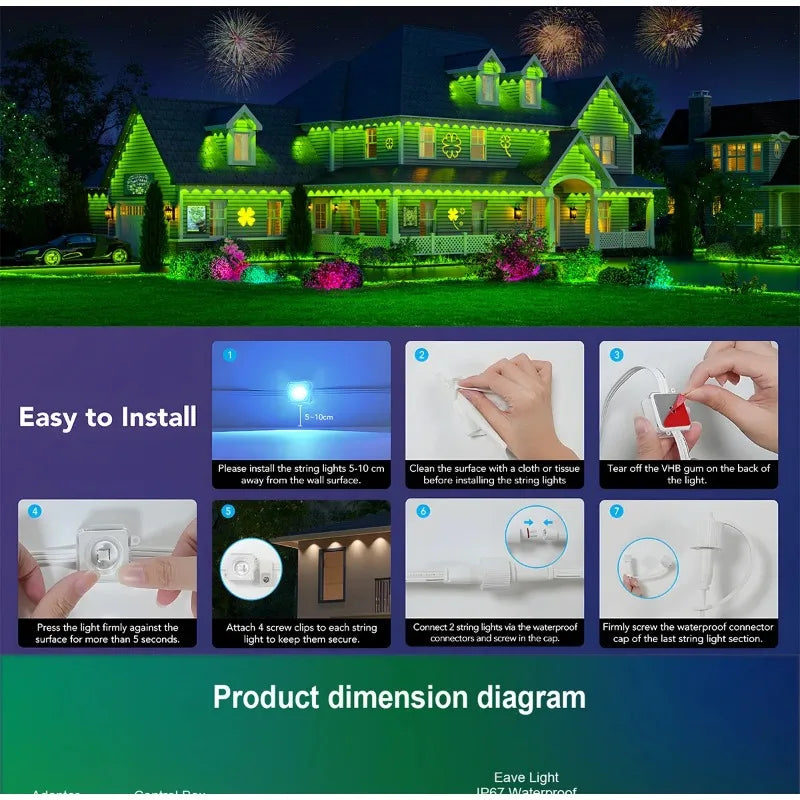 Lights Permanent Outdoor LED