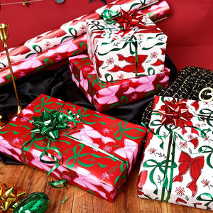 2025 New Colorful 17" X 120" Wrapping Paper