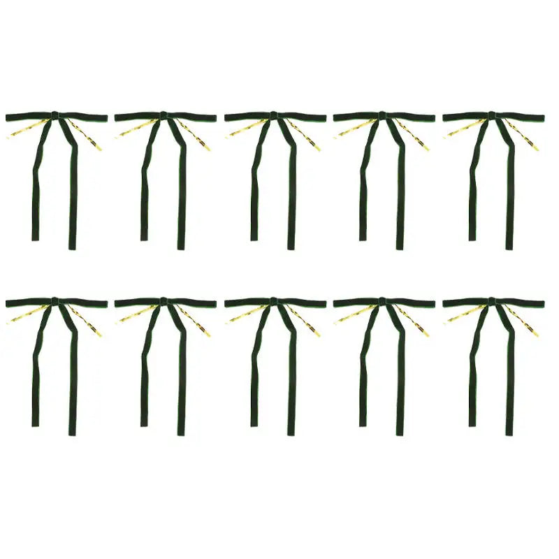 10/20PCS Velvet Bows Christmas Tree