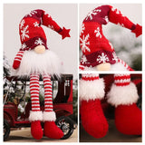 Christmas Faceless Doll Gnome Ornaments LED Light