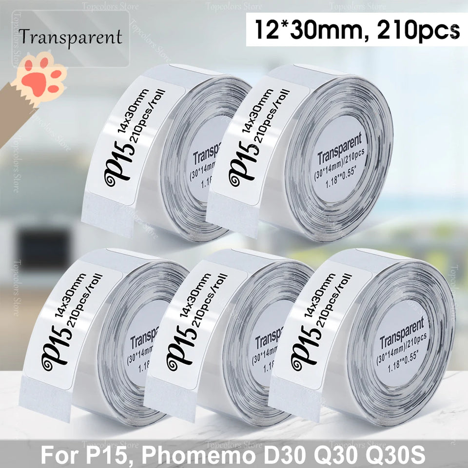 Label Paper Roll or Mini Portable Printer