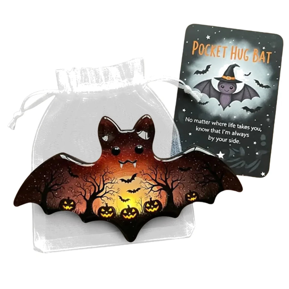 1-3PCS Pockets Hug Ghost Keepsake with Positive Cards