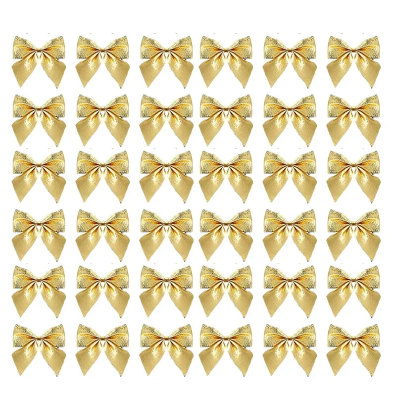 12/24/36pcs Christmas Bow Christmas Decoration
