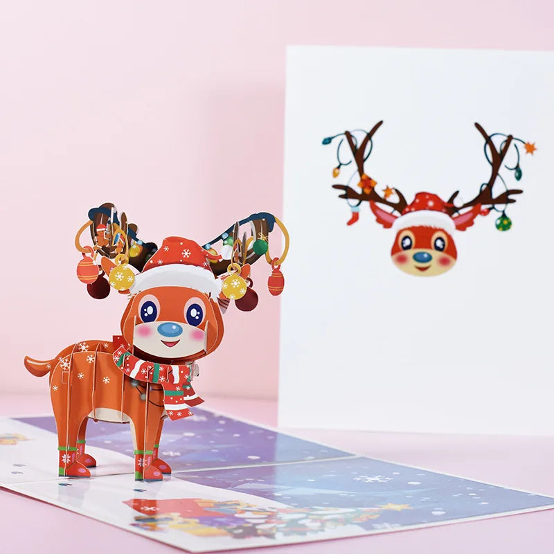 Top Quality New 3D Christmas Greeting Card