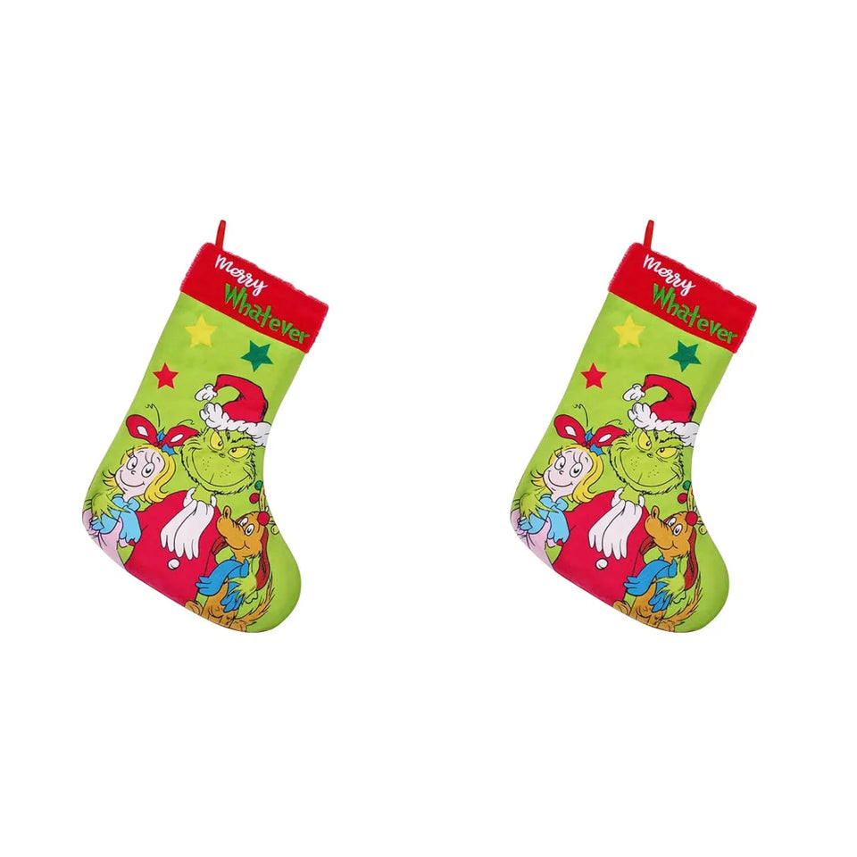 New Christmas Tree Decor Funny Green Grinch Christmas