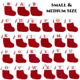 Christmas Alphabet Knitting Socks Christmas Tree Ornaments