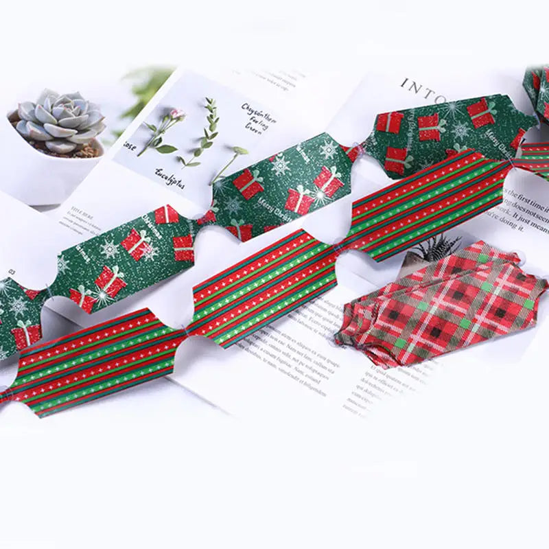 New 12PCS Christmas Pull String Bows