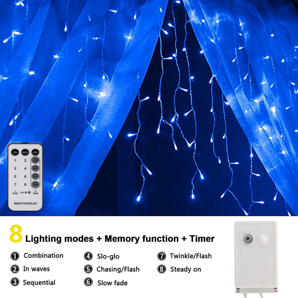 Christmas Lights Outdoor 400 LED 33ft