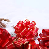 New 12PCS Christmas Pull String Bows
