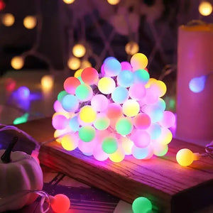 Battery Power Ball LED String Lights