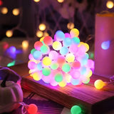 Battery Power Ball LED String Lights