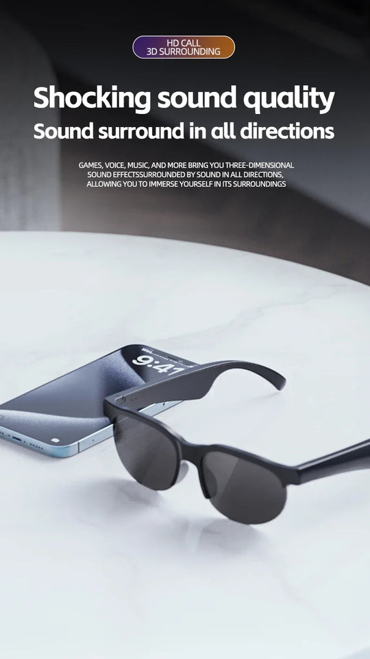 AI Intelligent Translation Glasses Wireless Bluetooth Glasses