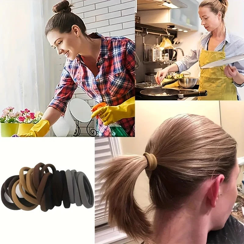 20/50/100pcs Four seasons Elastic Hair Scrunchie