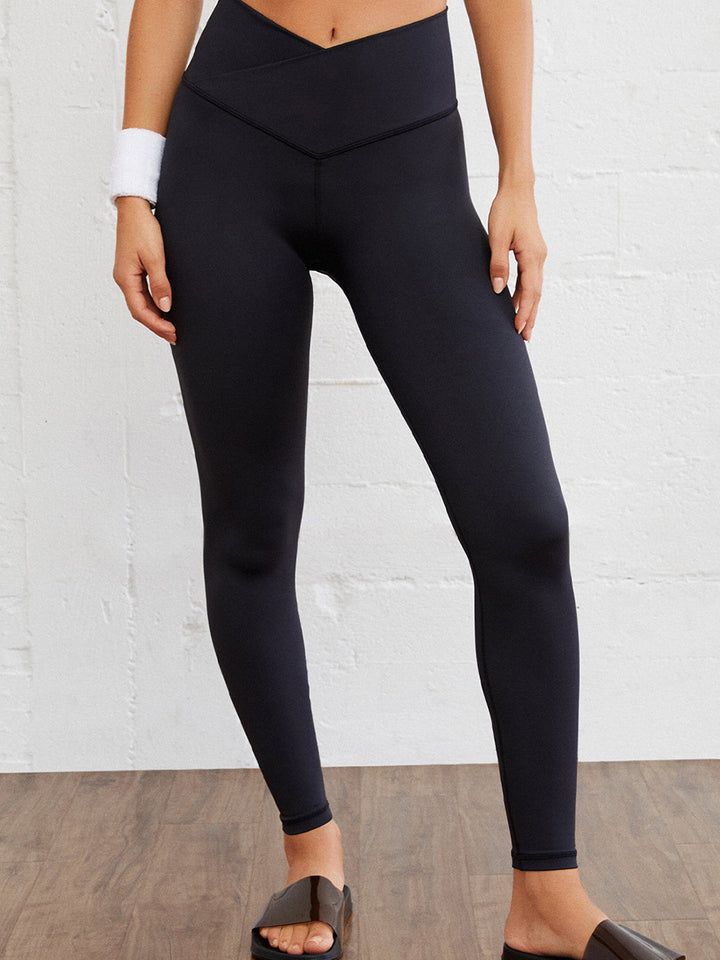 European And American Simple And Tight Jogging Yoga Sports Pants Female