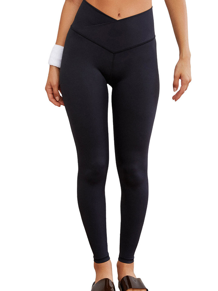 European And American Simple And Tight Jogging Yoga Sports Pants Female